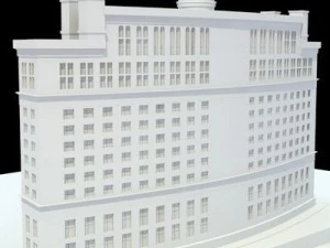 luxury hotel 3D Model