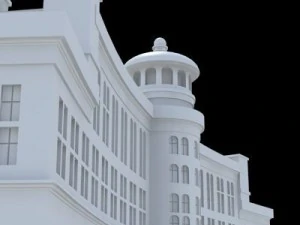 luxury hotel 3D Model