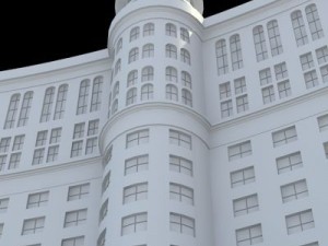 luxury hotel 3D Модель