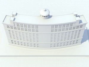 luxury hotel 3D Модель