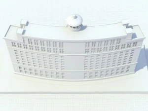luxury hotel 3D Model