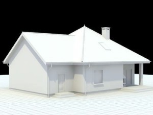 single family house Modello 3D