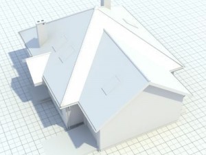 single family house Modello 3D