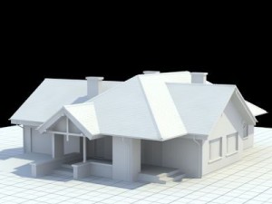 highly detailed singlefamily house 2 Model 3D
