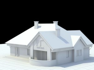highly detailed singlefamily house 3 3D Model