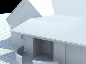 highly detailed singlefamily house 3 3D Model