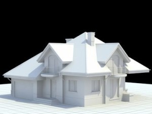 highly detailed singlefamily house 4 Model 3D
