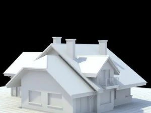 highly detailed singlefamily house 5 3D Model