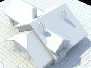 highly detailed singlefamily house 5 3D Model