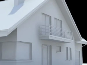 highly detailed singlefamily house 5 3D Model