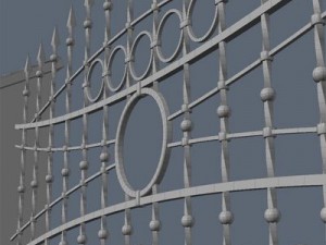 fence for exterior visualization 3D Модель