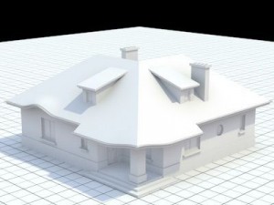 highly detailed singlefamily house 8 3D Model
