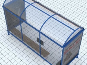 busstop Model 3D