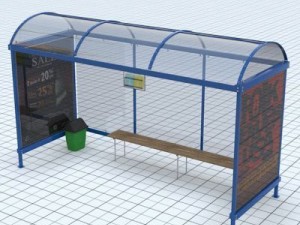 busstop Model 3D