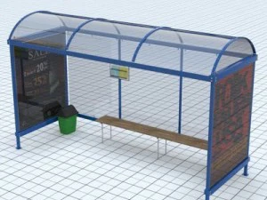 busstop 3D Model