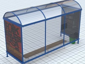 busstop Model 3D