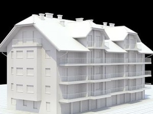 multifamily house1 3D 모델
