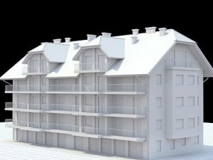 multifamily house1 3D 모델