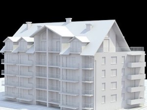 multifamily house2 3D Model