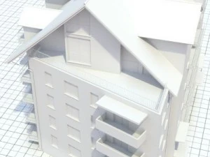 rumah multikeluarga2 Model 3D