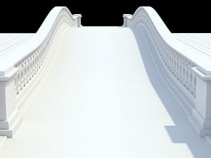 highly detailed central park bowbridge 3D 모델