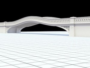 highly detailed central park bowbridge 3D 모델