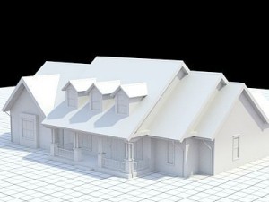 cottage style house 1 3D Модель