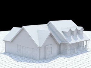 cottage style house 1 3D Модель