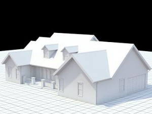 cottage style house 1 3D Модель