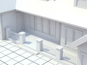 cottage style house 1 3D Модель