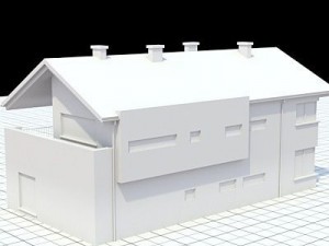 highly detailed singlefamily house 14 Model 3D