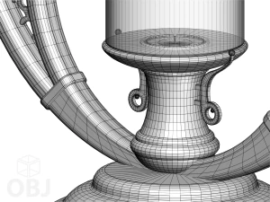 Concept candle holder 01 3D Model