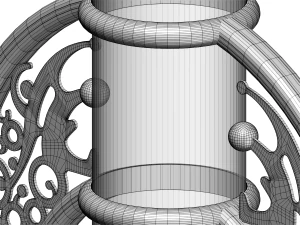 Concept candle holder 01 3D Model