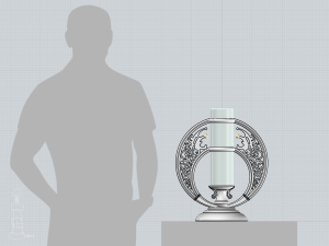 Concept candle holder 01 Modèle 3D