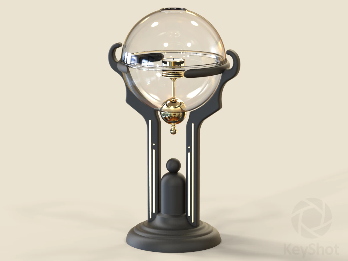 Concept candle holder 02 3D Model .c4d .max .obj .3ds .fbx .stl .blend 