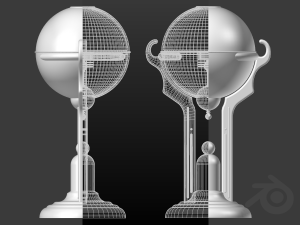 Concept candle holder 02 3D Model