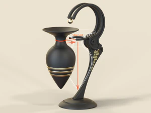 Konzeptvase 02 3D Modell