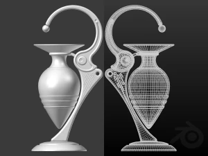 Konzeptvase 02 3D Modell