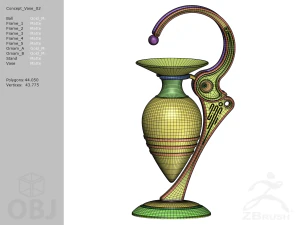 Konzeptvase 02 3D Modell