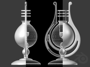 Concept candle holder 03 Modello 3D