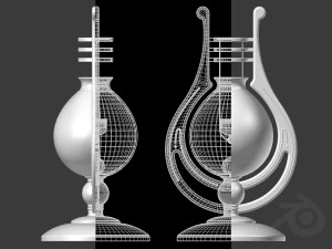 Portacandele Concept 03 Modello 3D