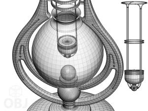Portacandele Concept 03 Modello 3D