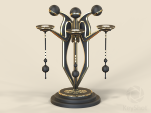 Concept candle holder 04 3D-Modell