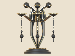 Concept candle holder 04 3D Model