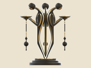 Concept candle holder 04 3D Model