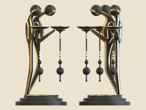 Concept candle holder 04 3D Model
