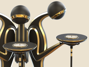 Concept candle holder 04 3D Model