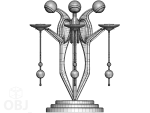 Concept candle holder 04 3D Model