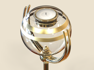 concept candle holder 05 3D Model
