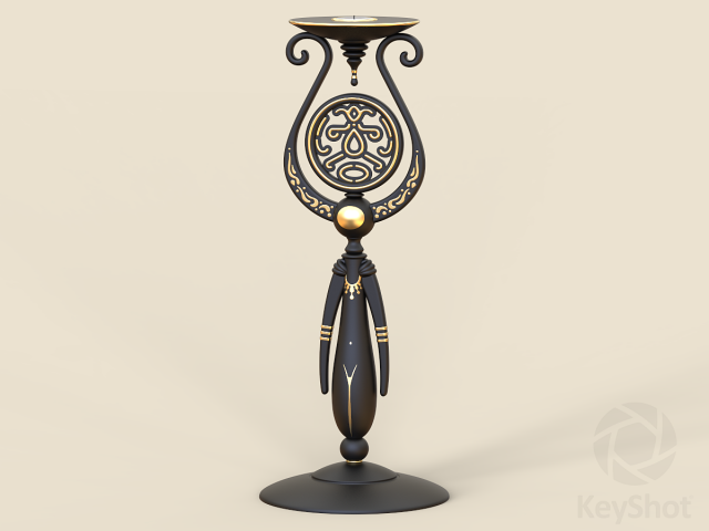 Concept candle holder 07 Model 3D .c4d .max .obj .3ds .fbx .stl .blend